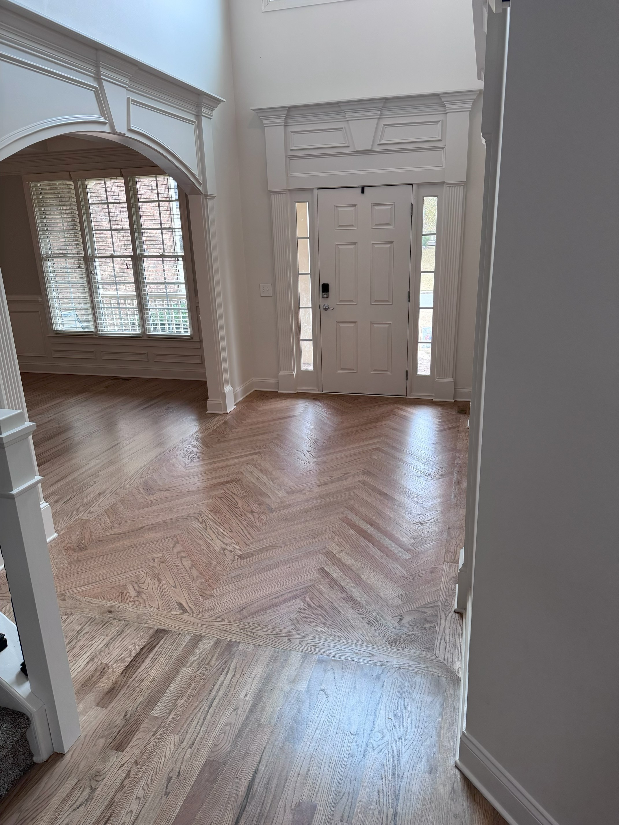 Finished home foyer