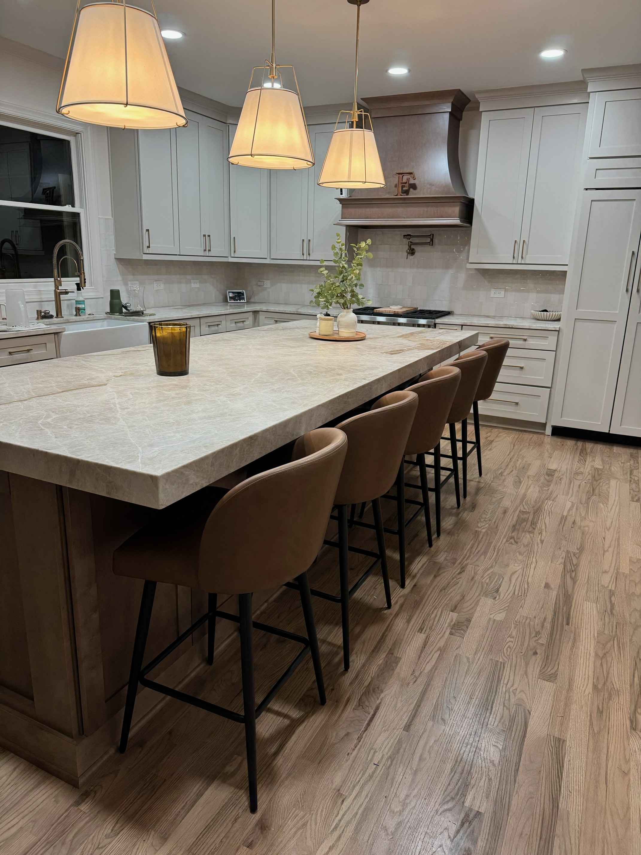 Custom kitchen island